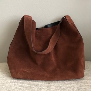 ASOS Brown Suede Tote Bag